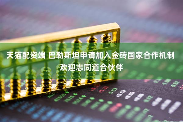 天猫配资端 巴勒斯坦申请加入金砖国家合作机制 欢迎志同道合伙伴